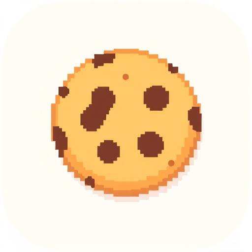 Ícone de um cookie, representando a política de cookies.